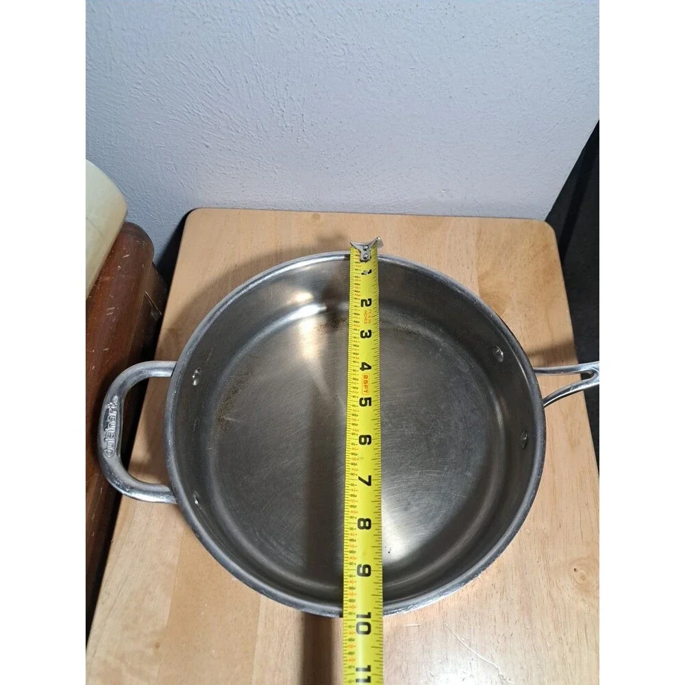 Cuisinart Sauté Skillet 7333-24HG Pan Stainless Steel No Lid